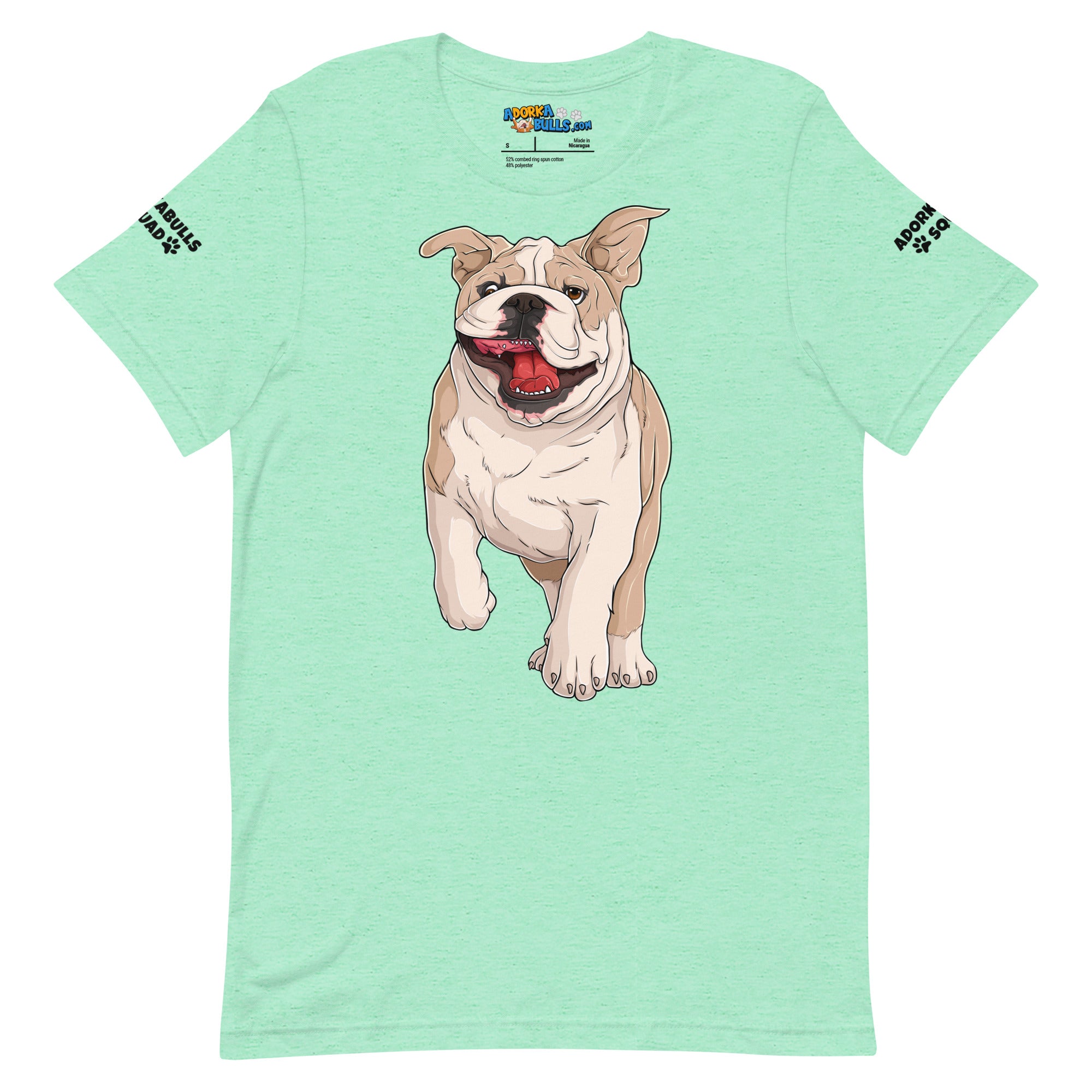 &quot;Adorkabulls Squad&quot; Running Bully Unisex Tee | Fawn &amp; White Colored