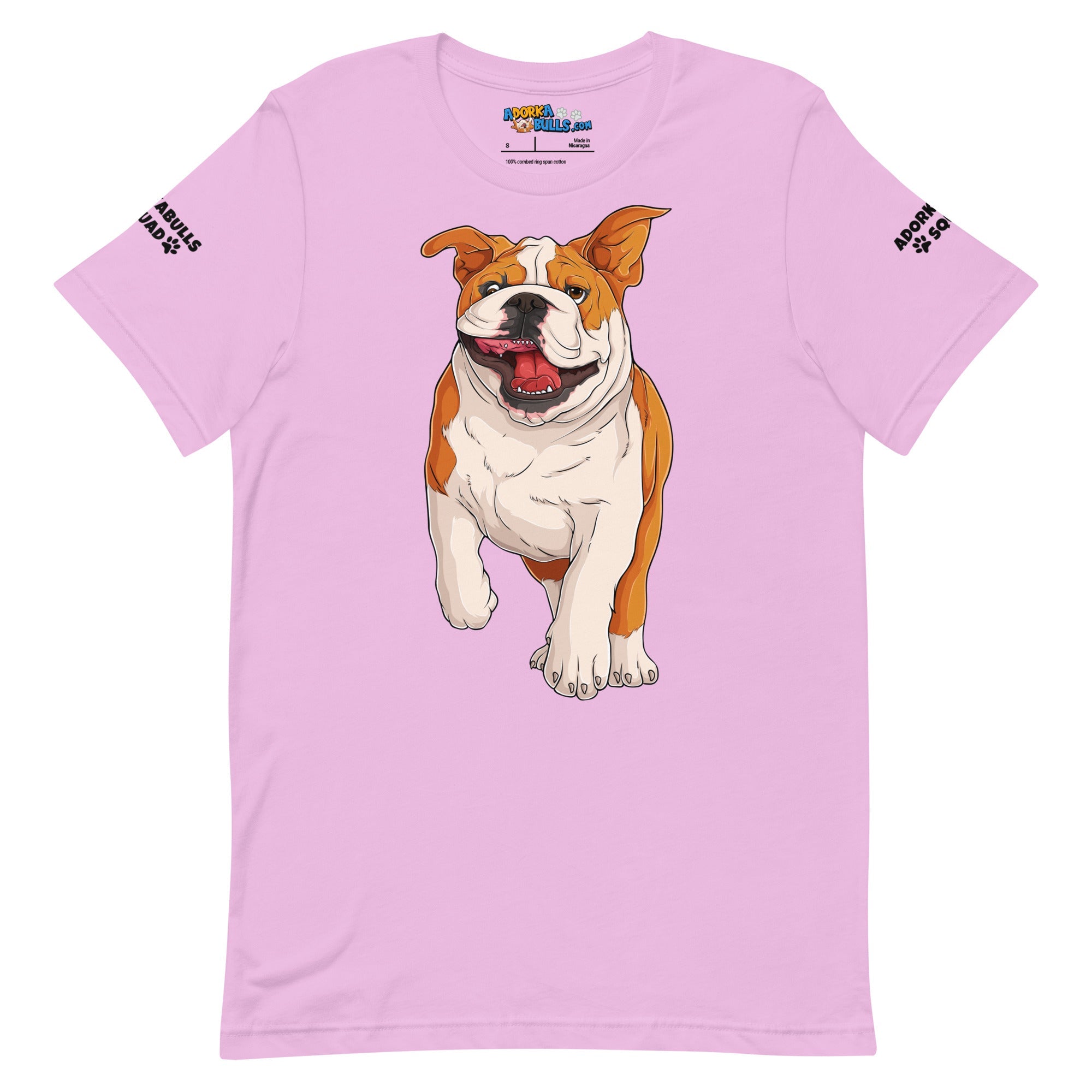 &quot;Adorkabulls Squad&quot; Running Bully Unisex Tee | Red &amp; White Colored