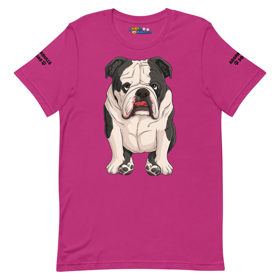 "Adorkabulls Squad" Sitting Bully Unisex Tee | Black & White Colored