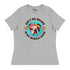 "Ain’t No Shame in My Wiggle Game" - Floral Female English Bulldog Women’s Tee