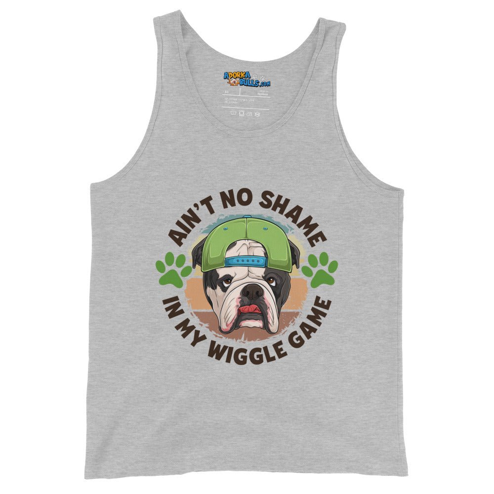 &quot;Ain’t No Shame in My Wiggle Game&quot; Male English Bulldog Men&