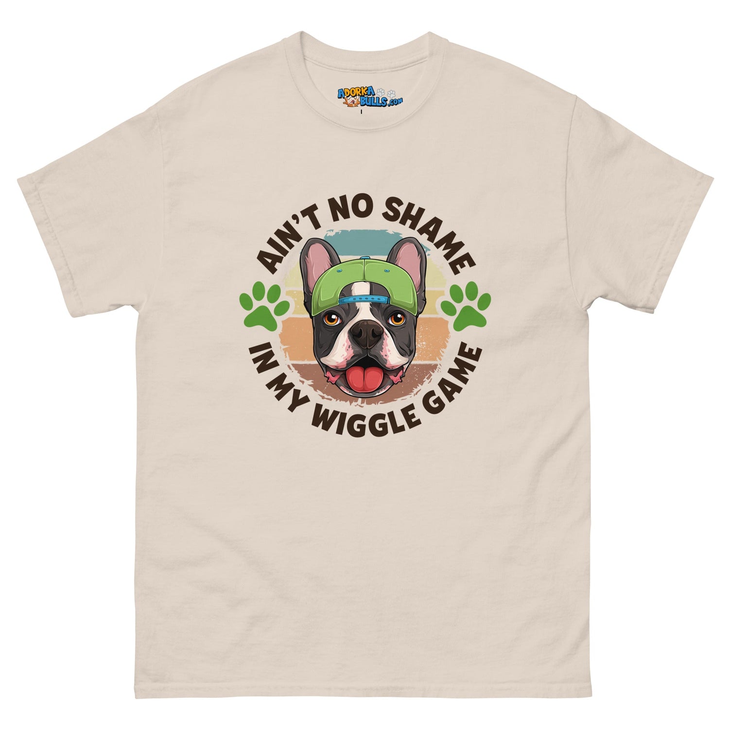 &quot;Ain’t No Shame in My Wiggle Game&quot; Male Frenchie Men&