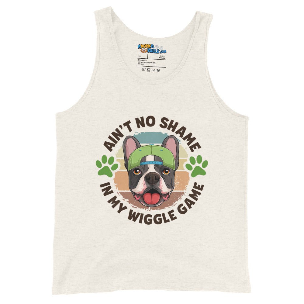&quot;Ain’t No Shame in My Wiggle Game&quot; Male Frenchie Men&