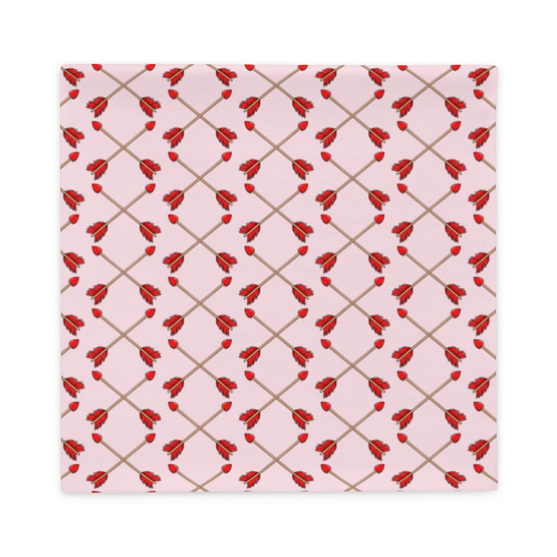 "Guilty of Love" English Bulldog Pillow Case | Red & White Colored Male