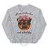 "All You Need Is Love and a Bulldog" Sweatshirt | Tri Colored