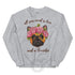 "All You Need Is Love and a Frenchie" Sweatshirt | Red & White Colored