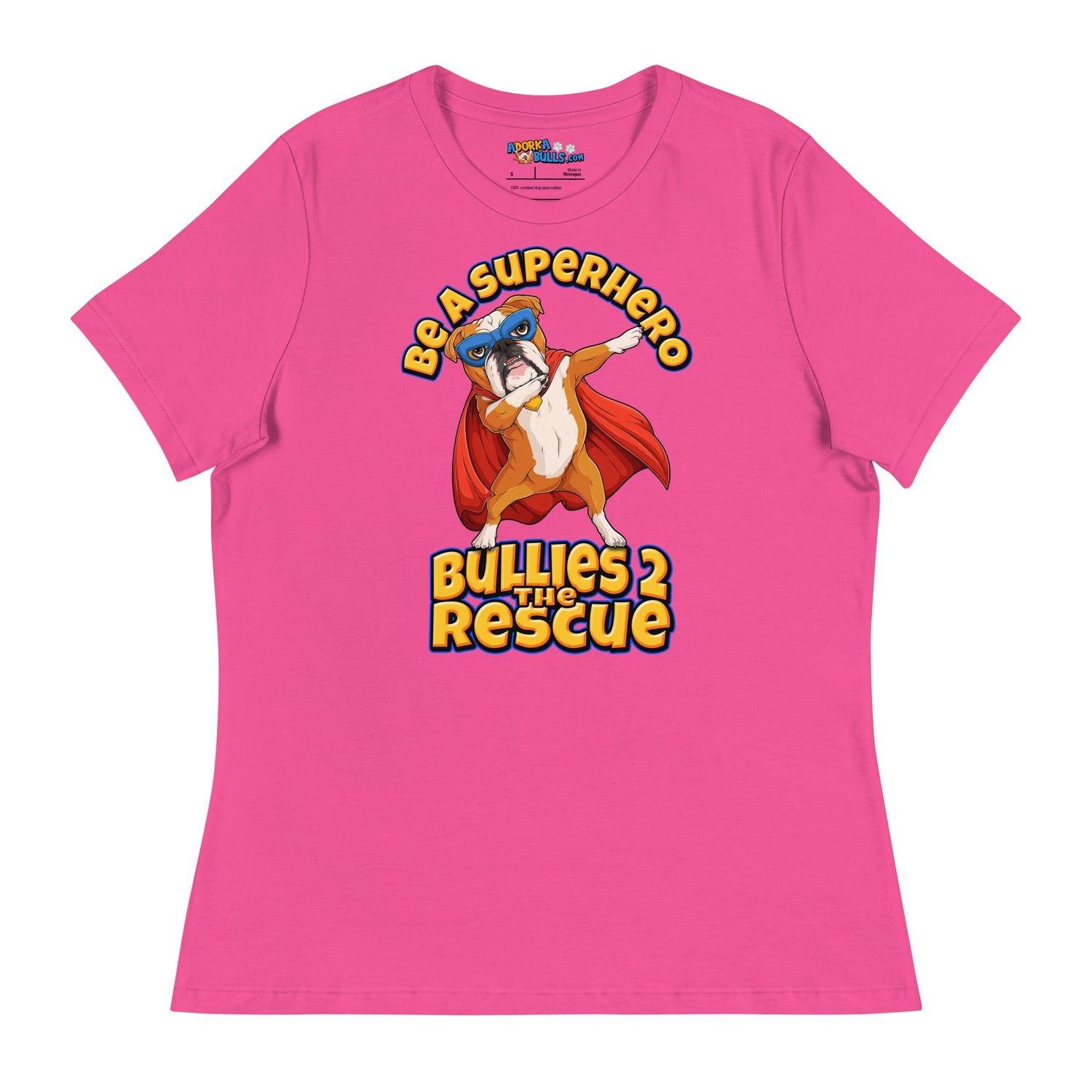 &quot;Be A Superhero&quot; Dabbing Bulldog Women&