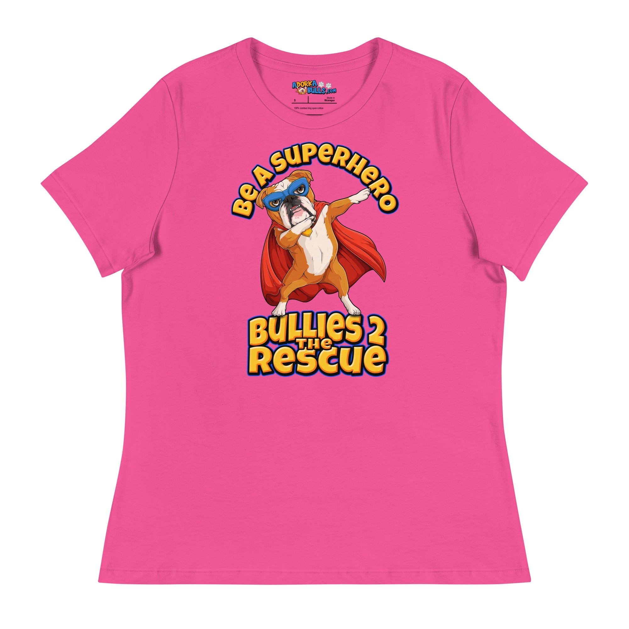 &quot;Be A Superhero&quot; Dabbing Bulldog Women&