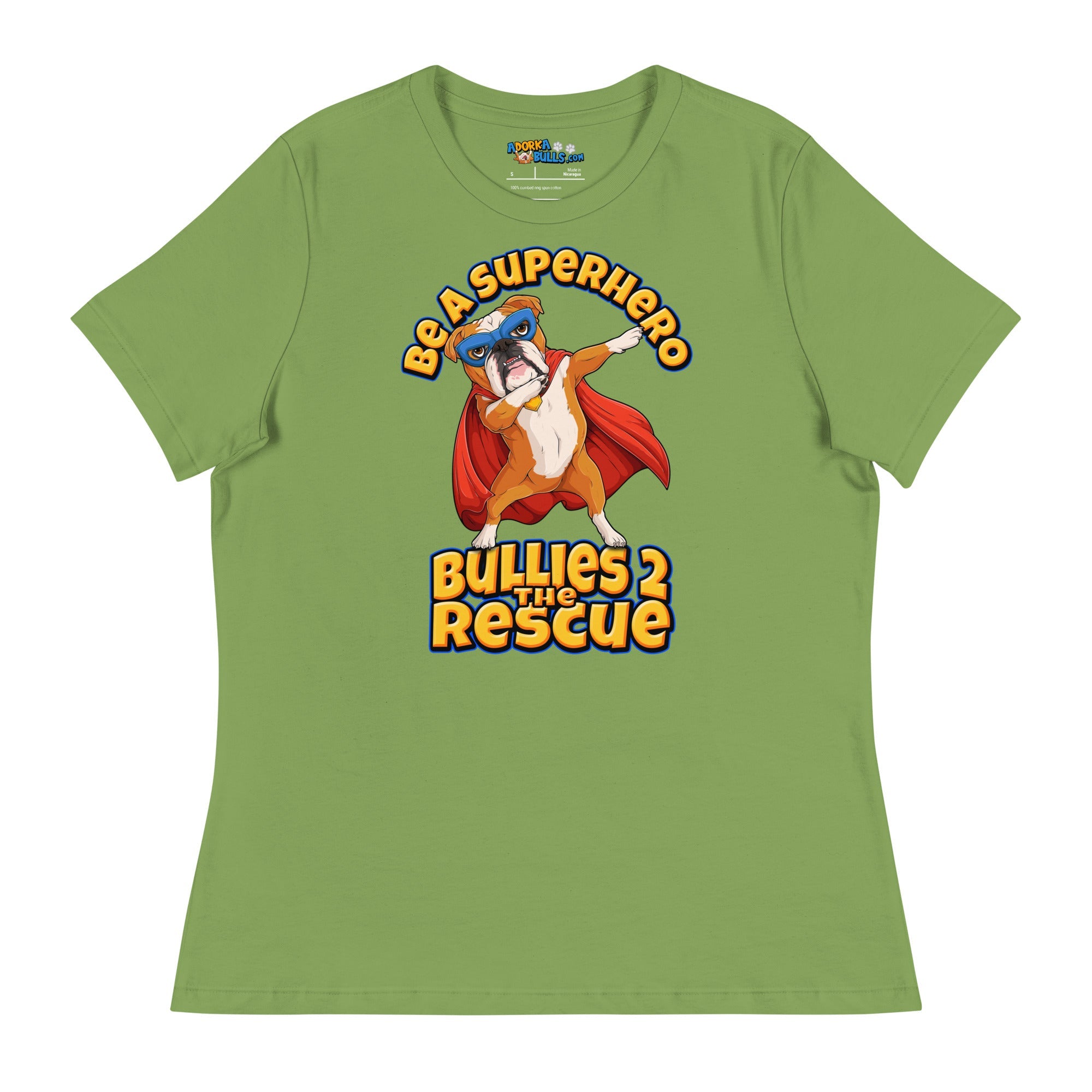 &quot;Be A Superhero&quot; Dabbing Bulldog Women&