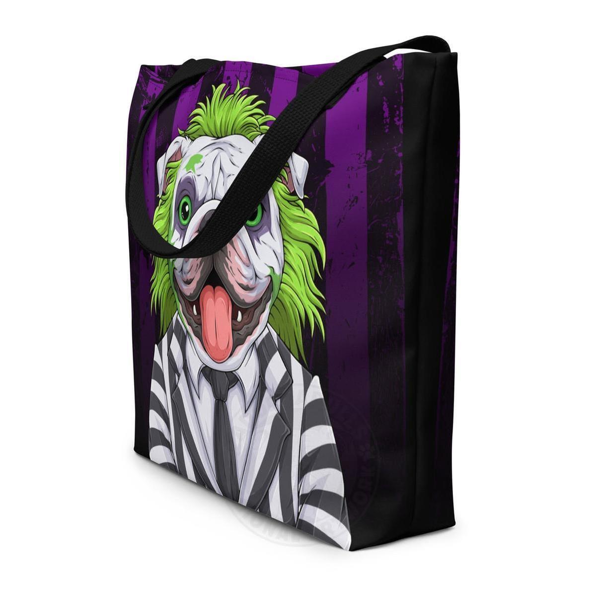 Beetlebullie English Bulldog Large Tote Bag with Pocket