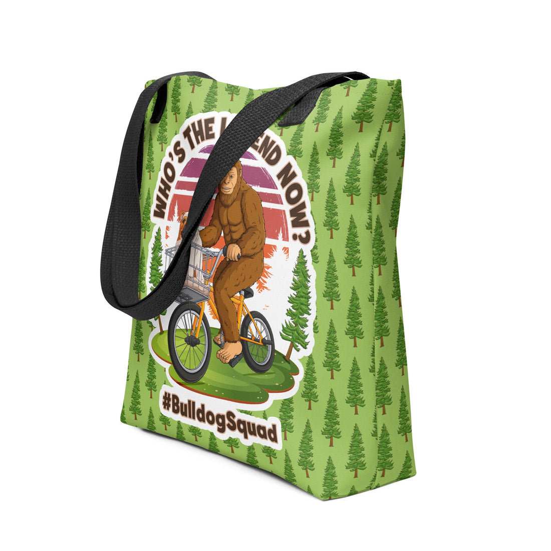 Bigfoot &amp; English Bulldog Tote – Who’s the Legend Now?