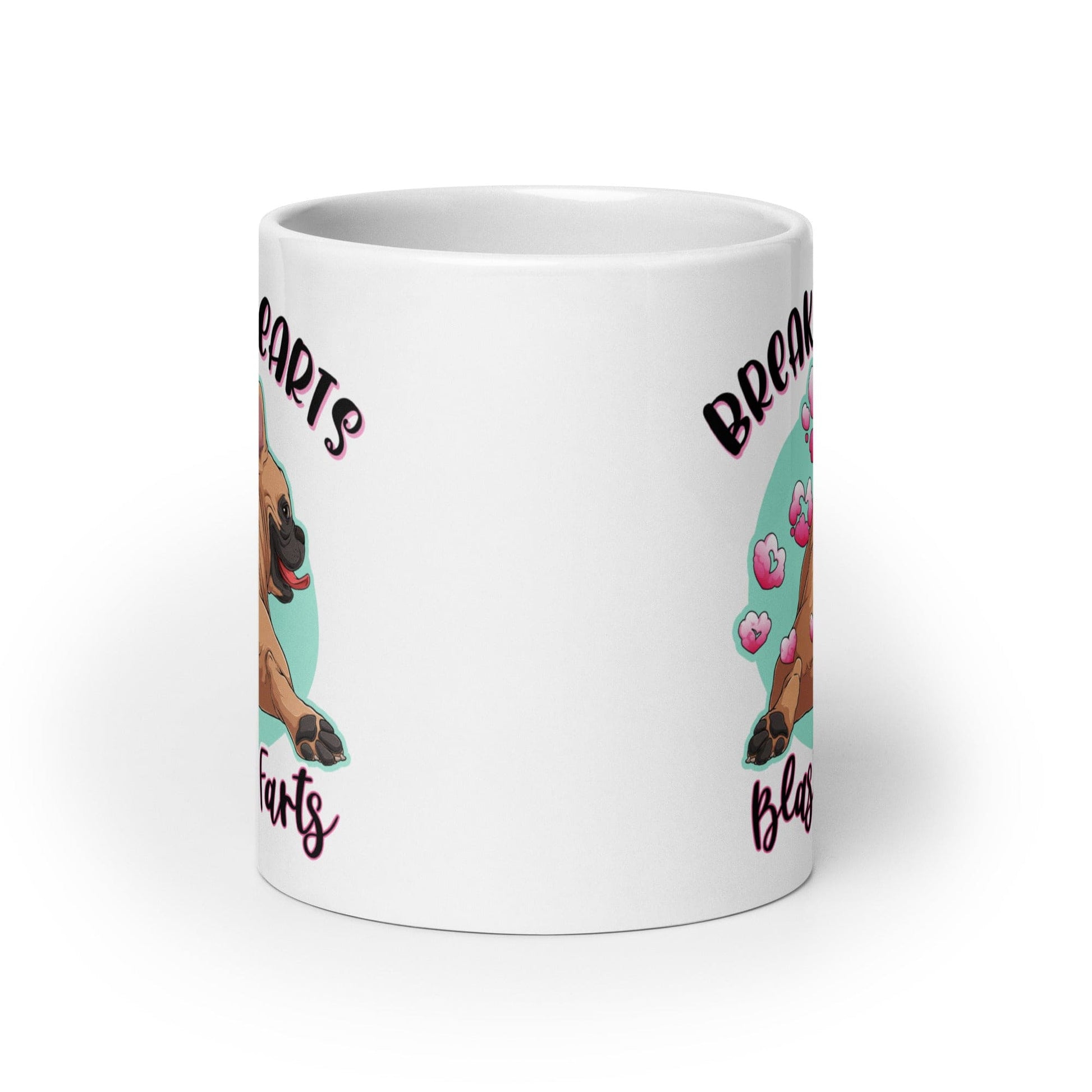 "Breakin' Hearts and Blastin' Farts" French Bulldog Mug