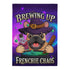Brewing Up Frenchie Chaos French Bulldog Garden Flag