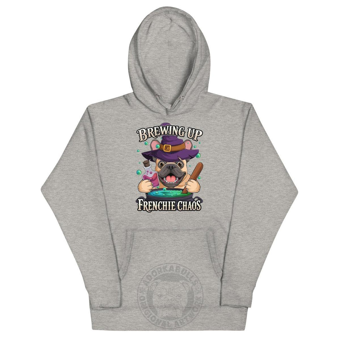 Brewing Up Frenchie Chaos French Bulldog Hoodie