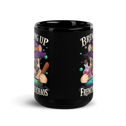Brewing Up Frenchie Chaos French Bulldog Mug (15oz)