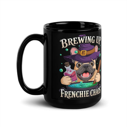 Brewing Up Frenchie Chaos French Bulldog Mug (15oz)