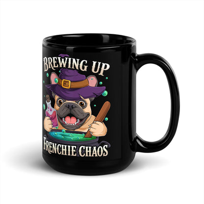 Brewing Up Frenchie Chaos French Bulldog Mug (15oz)