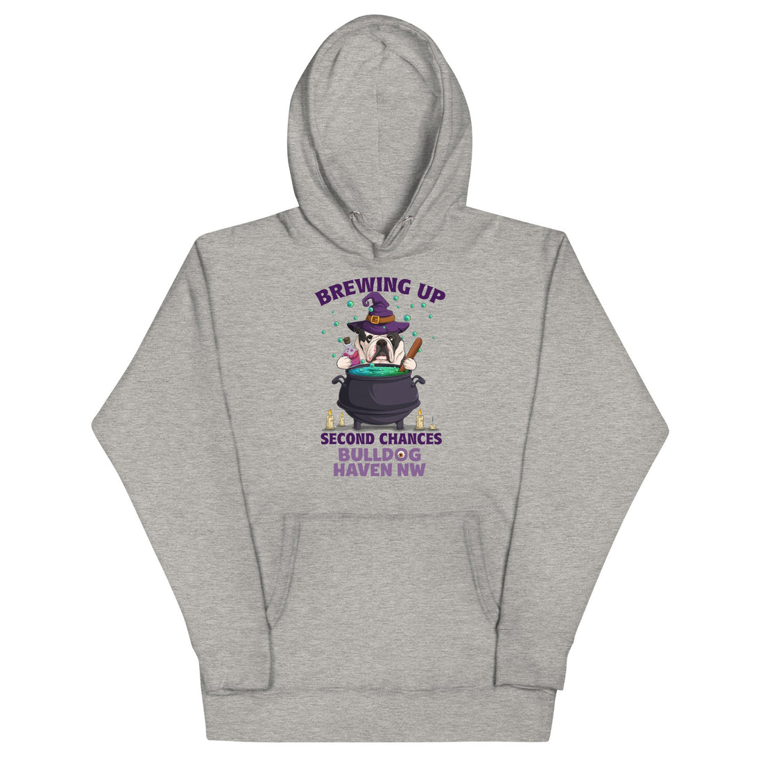 "Brewing Up Second Chances" BHNW Bulldog Halloween Hoodie