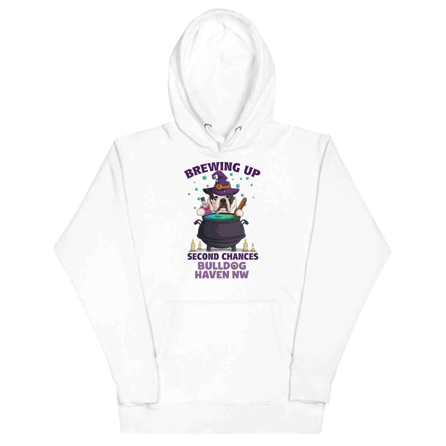 &quot;Brewing Up Second Chances&quot; BHNW Bulldog Halloween Hoodie