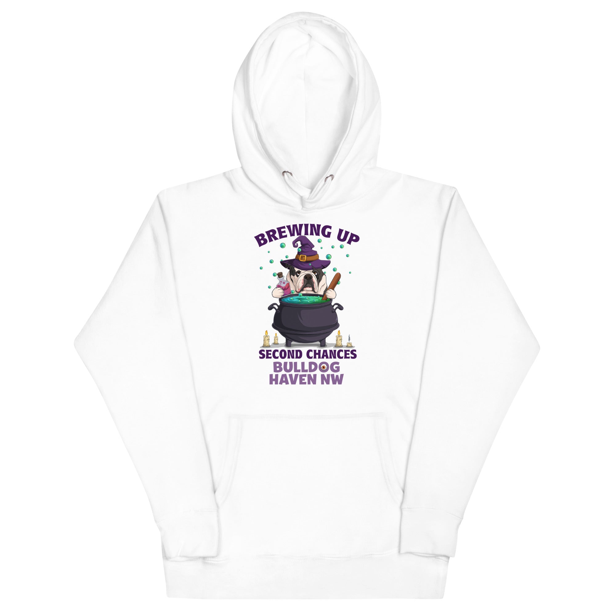&quot;Brewing Up Second Chances&quot; BHNW Bulldog Halloween Hoodie