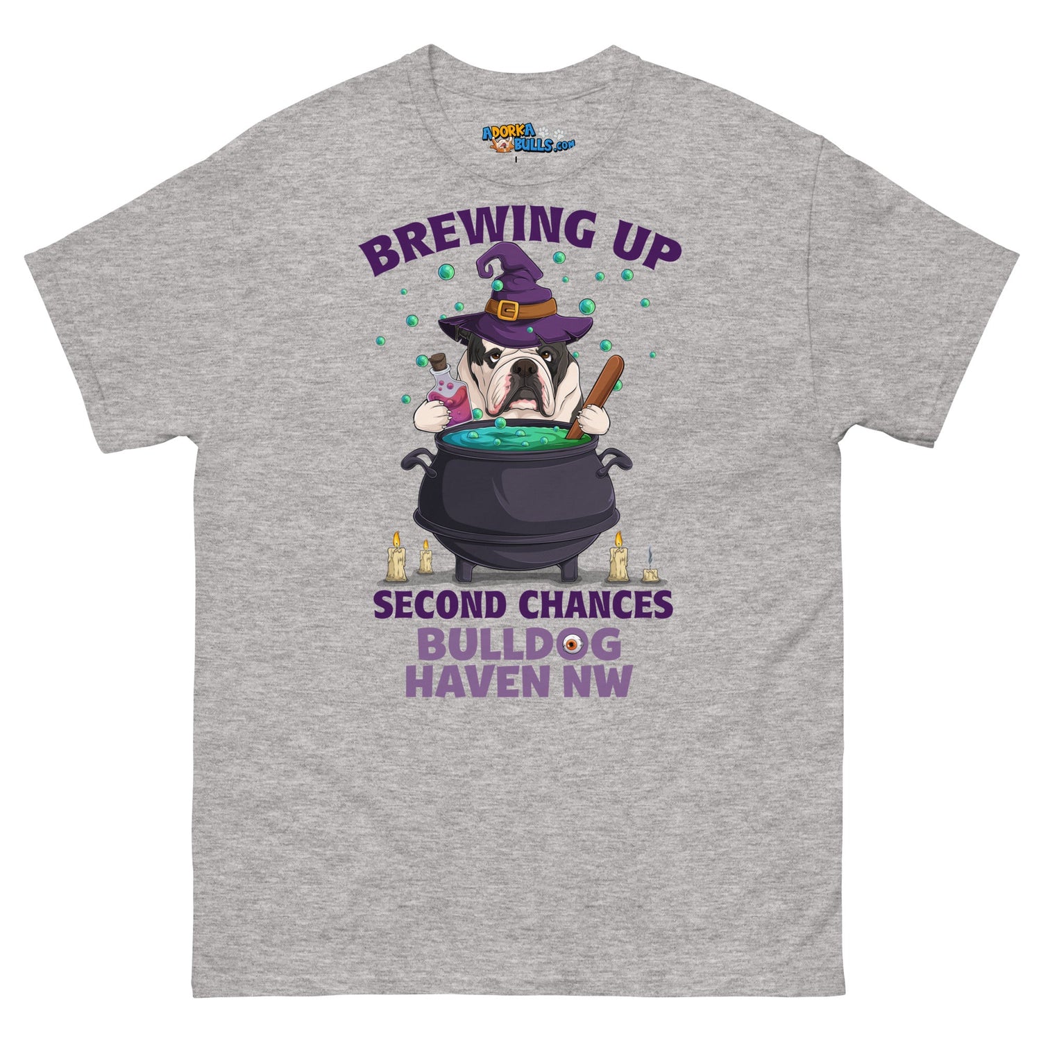 &quot;Brewing Up Second Chances&quot; BHNW Bulldog Halloween Men’s T-Shirt