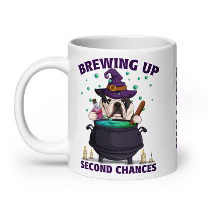 &quot;Brewing Up Second Chances&quot; BHNW Bulldog Halloween Mug