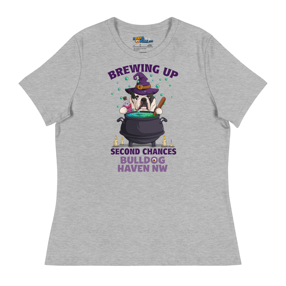 &quot;Brewing Up Second Chances&quot; BHNW Bulldog Halloween Women’s T-Shirt