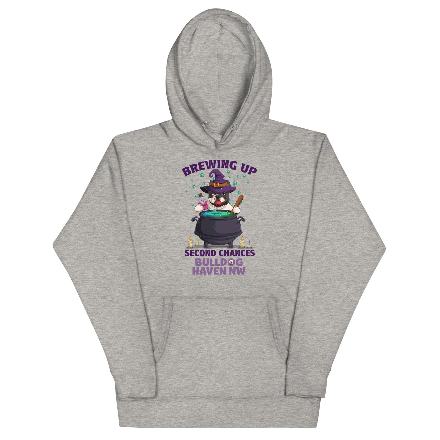 &quot;Brewing Up Second Chances&quot; BHNW Frenchie Halloween Hoodie
