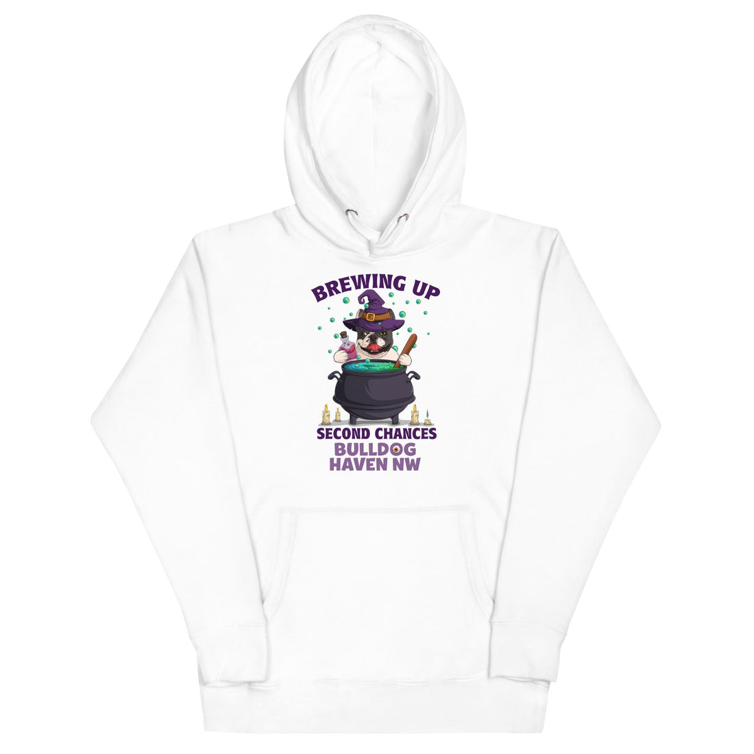 "Brewing Up Second Chances" BHNW Frenchie Halloween Hoodie