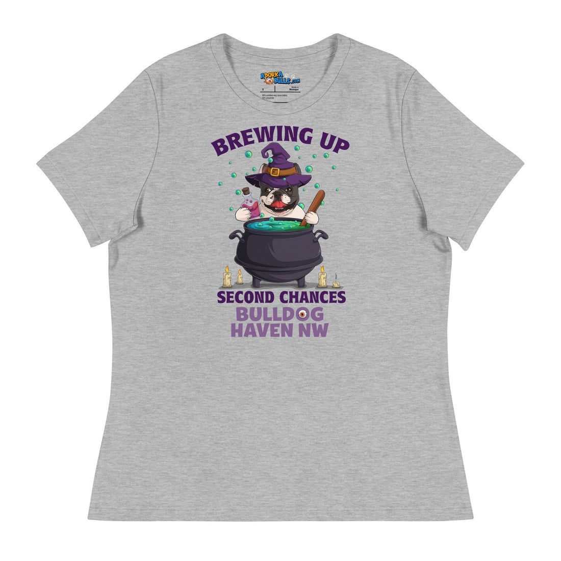 "Brewing Up Second Chances" BHNW Frenchie Halloween Women’s T-Shirt