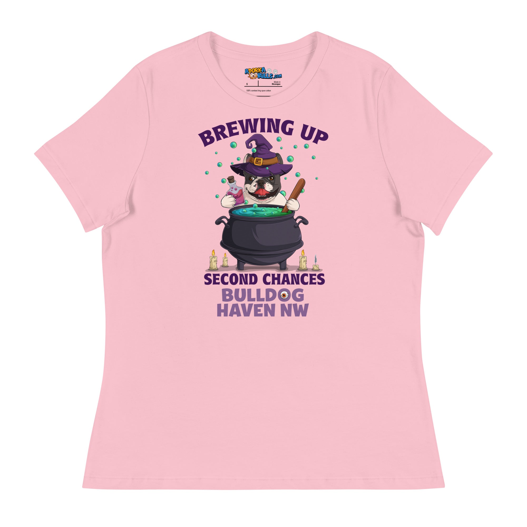 &quot;Brewing Up Second Chances&quot; BHNW Frenchie Halloween Women’s T-Shirt