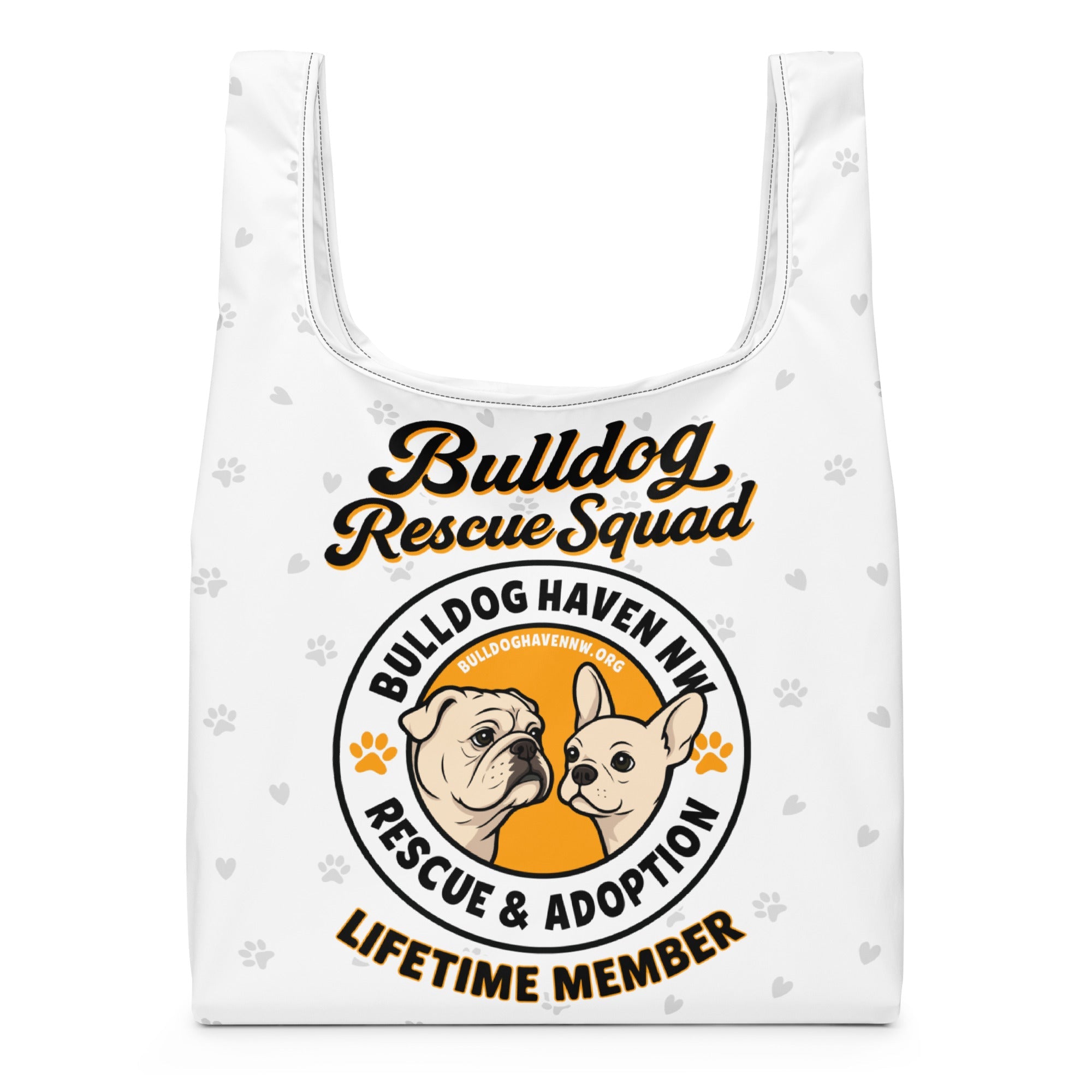 &quot;Bulldog Rescue Squad&quot; BHNW Shopping Bag