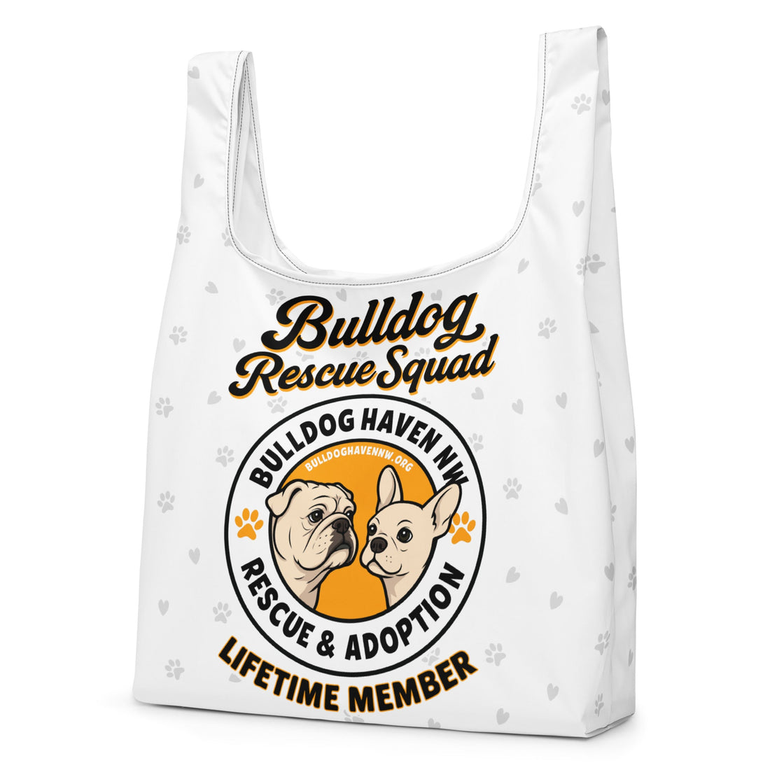"Bulldog Rescue Squad" BHNW Shopping Bag