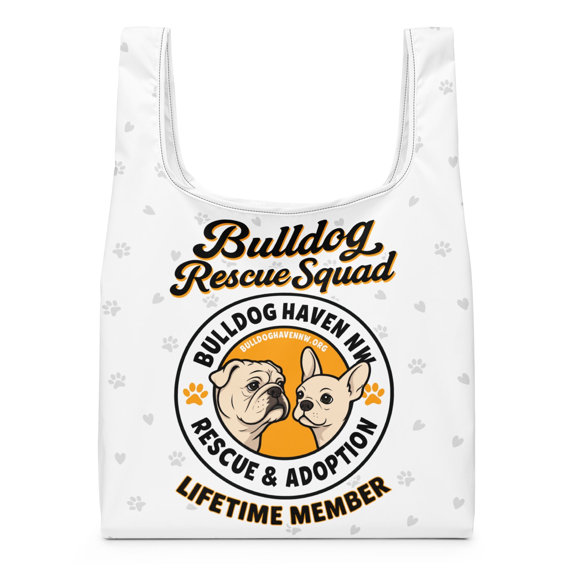 &quot;Bulldog Rescue Squad&quot; BHNW Shopping Bag