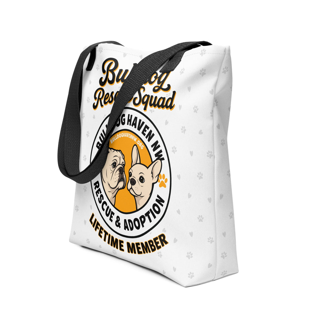 "Bulldog Rescue Squad" BHNW Tote Bag – Lifetime Member Edition