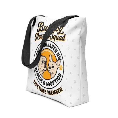 &quot;Bulldog Rescue Squad&quot; BHNW Tote Bag – Lifetime Member Edition