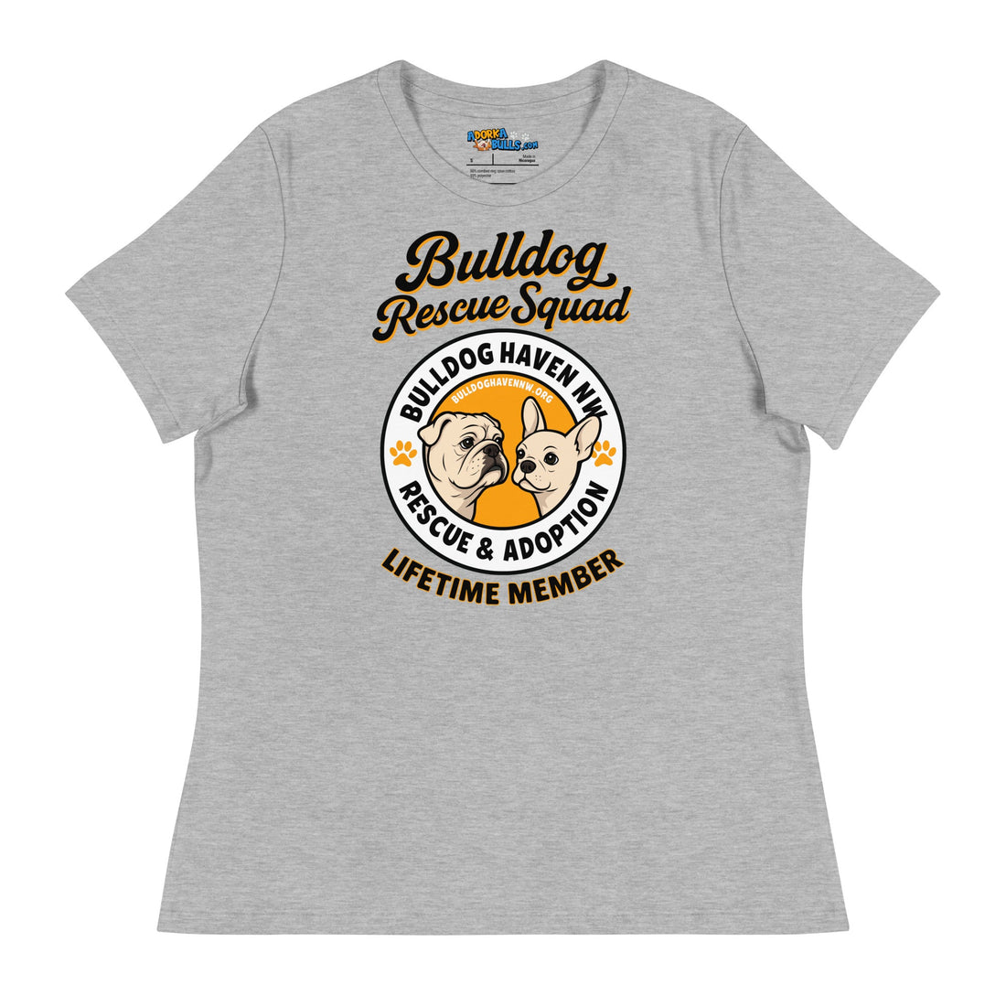 &quot;Bulldog Rescue Squad&quot; BHNW Women’s T-Shirt