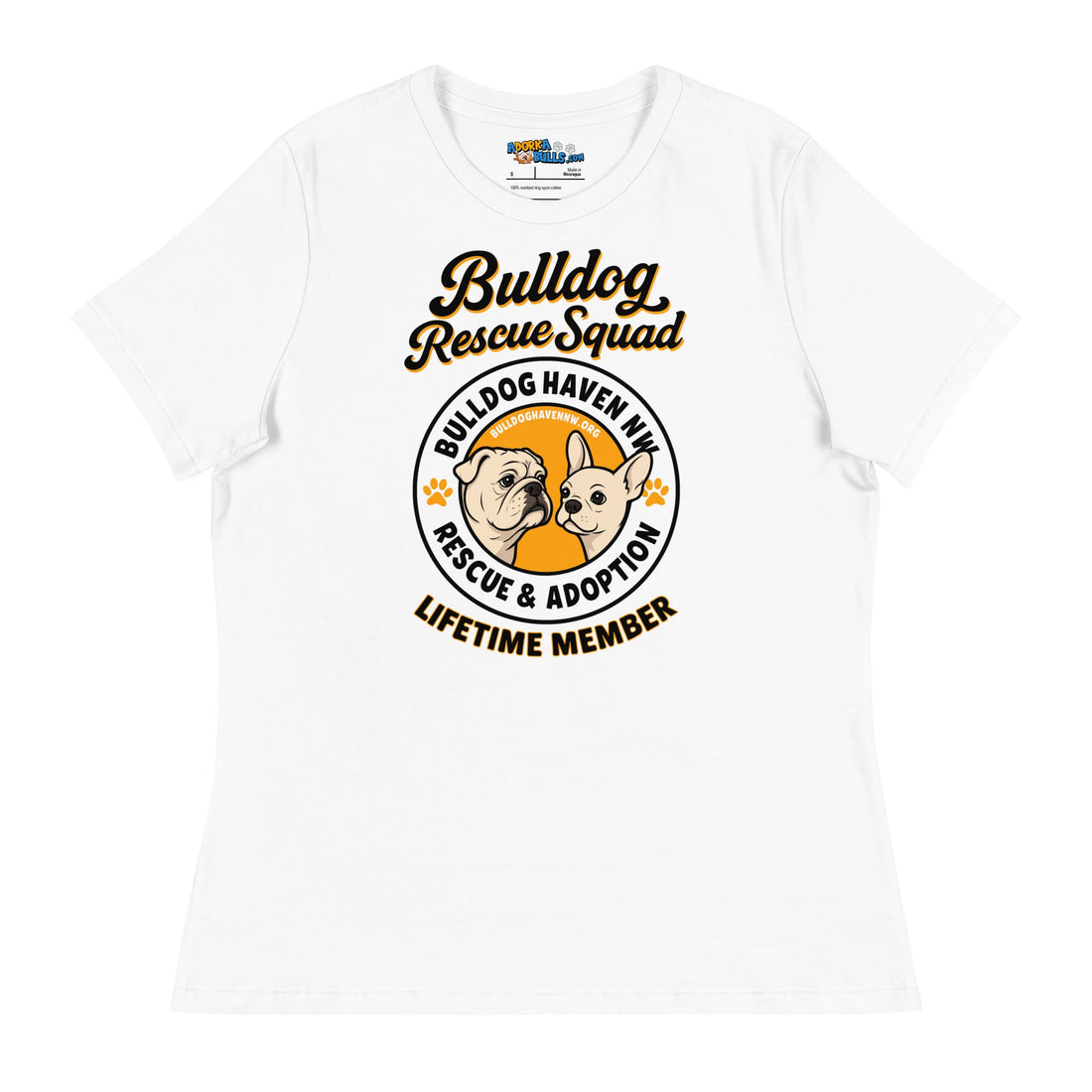 &quot;Bulldog Rescue Squad&quot; BHNW Women’s T-Shirt
