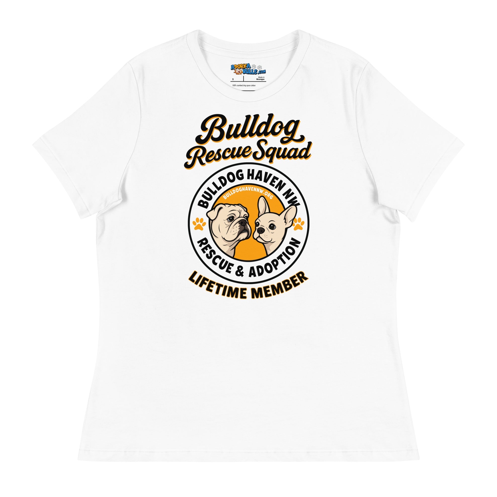 &quot;Bulldog Rescue Squad&quot; BHNW Women’s T-Shirt