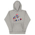 Bulldog Riding Firework Unisex Hoodie