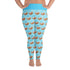 "Bulldogs For Life" Plus Size Leggings | Red & White Colored