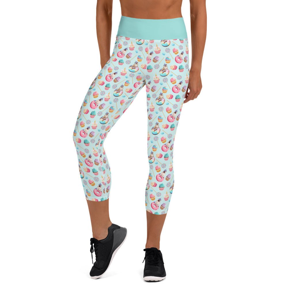 Bullicorns &amp; Sweet Treats Yoga Capri Leggings