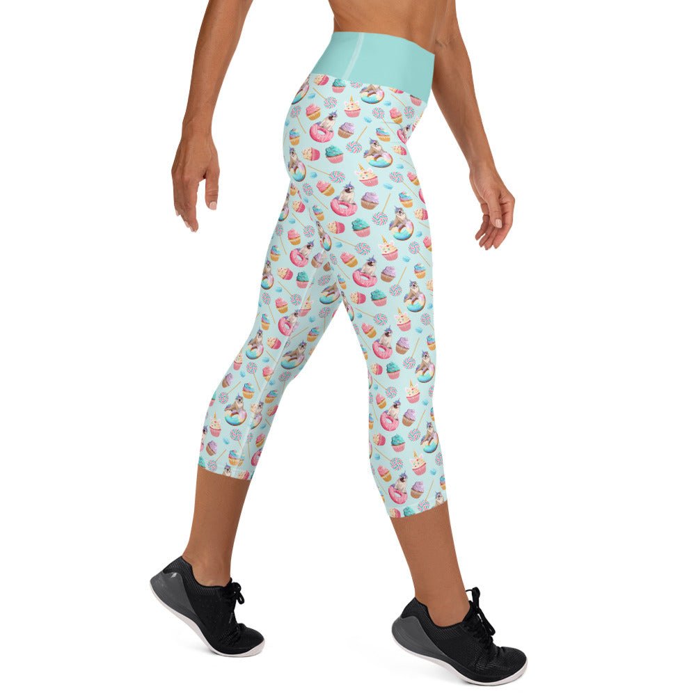 Bullicorns &amp; Sweet Treats Yoga Capri Leggings