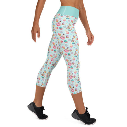 Bullicorns &amp; Sweet Treats Yoga Capri Leggings