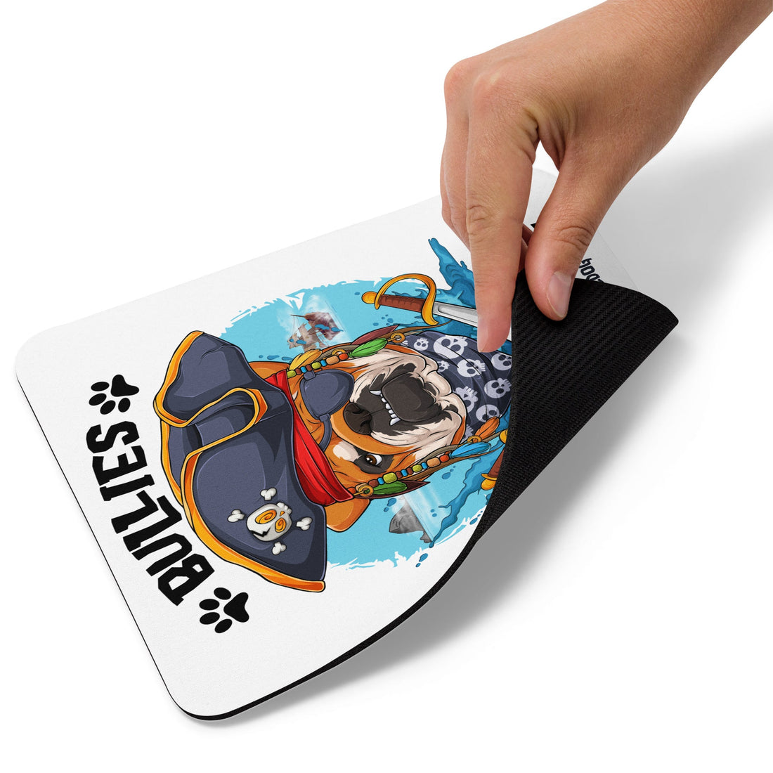 &quot;Bullies Never Say Die&quot; Pacific Northwest Bulldog Rescue Mouse Pad