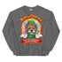 "Bully Charms" English Bulldog Sweatshirt | Red & White Colored