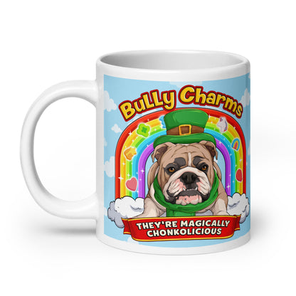 "Bully Charms" Mug (20oz) | Fawn &amp; White Colored