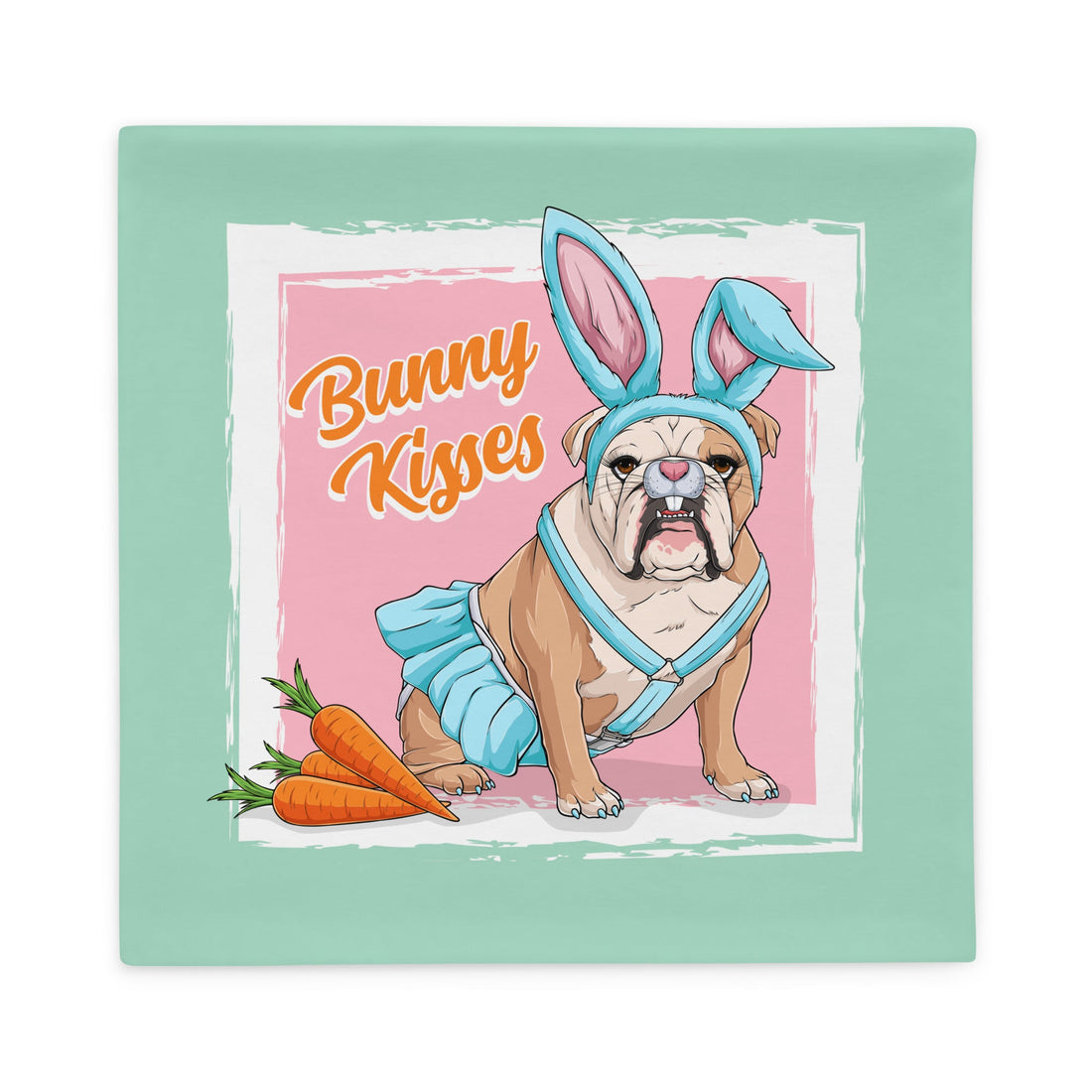Bunny Kisses Pillow Case
