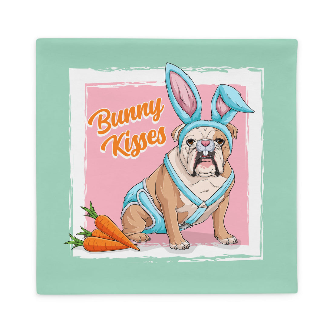 Bunny Kisses Pillow Case