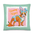 Bunny Kisses Throw Pillow